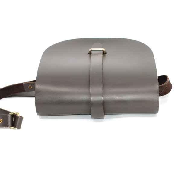 B0 The CAMBRIDGE SATCHEL CO Handmade Leather Saddle Crossbody Bag Shoulder Purse - Picture 4 of 5